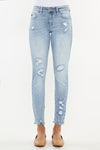 Kaleigh Mid Rise Ankle Skinny Jeans - Official Kancan USA