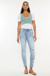 Kaleigh Mid Rise Ankle Skinny Jeans - Official Kancan USA