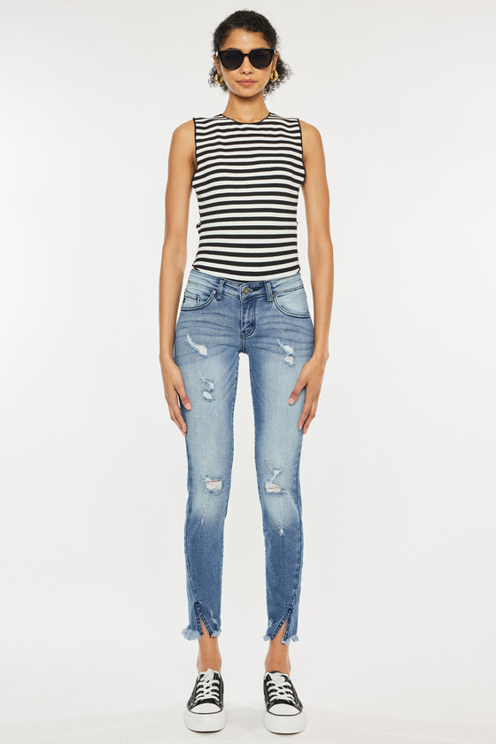 Adell Low Rise Ankle Skinny Jeans - Official Kancan USA