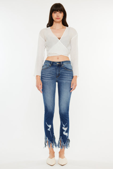 Ratana High Rise Ankle Skinny Jeans - Official Kancan USA