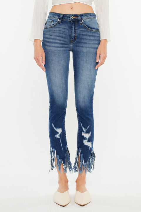 Ratana High Rise Ankle Skinny Jeans - Official Kancan USA