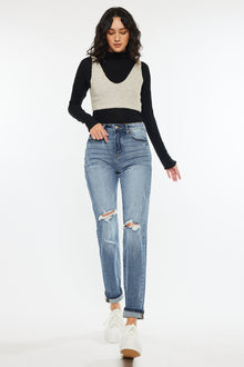  Jinny High Rise Mom Jeans