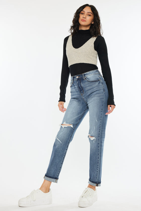 Jinny High Rise Mom Jeans