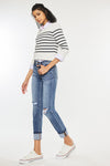 Emmett High Rise Skinny Straight Jeans - Official Kancan USA