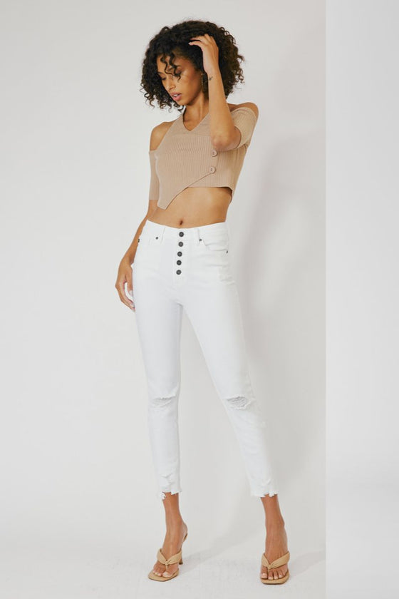 Karlee High Rise Ankle Skinny Jeans