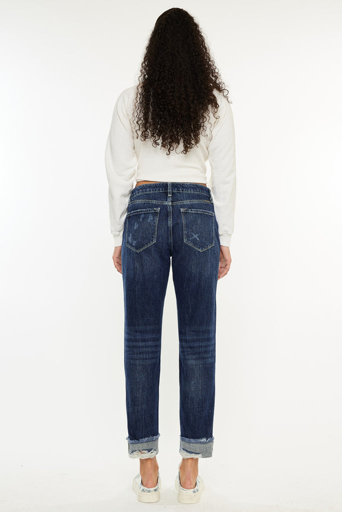 Bernice High Rise Boyfriend Jeans - Official Kancan USA