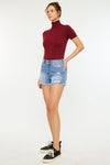 Farah High Rise Mom Shorts