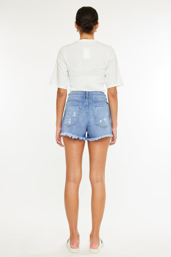 Farah High Rise Mom Shorts