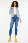 Kate Mid Rise Ankle Skinny Jeans