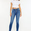 Kate Mid Rise Ankle Skinny Jeans