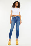 Kate Mid Rise Ankle Skinny Jeans