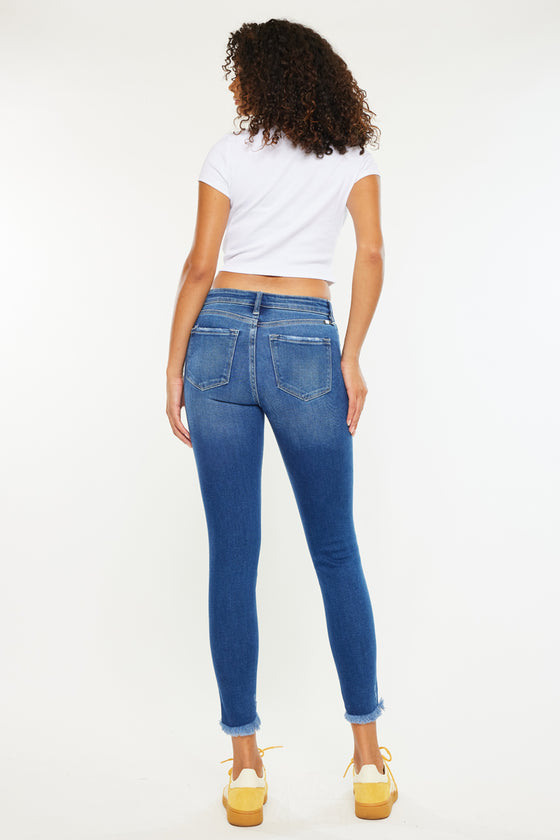 Kate Mid Rise Ankle Skinny Jeans