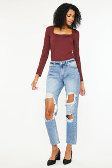  Bonnie High Rise Boyfriend Jeans