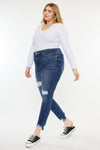 Bunny High Rise Ankle Skinny (Plus Size) - Official Kancan USA