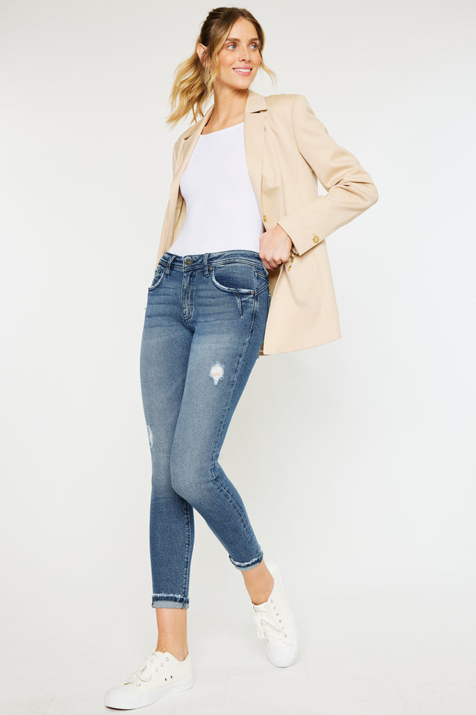 Reilly Mid Rise Super Skinny Jeans - Official Kancan USA