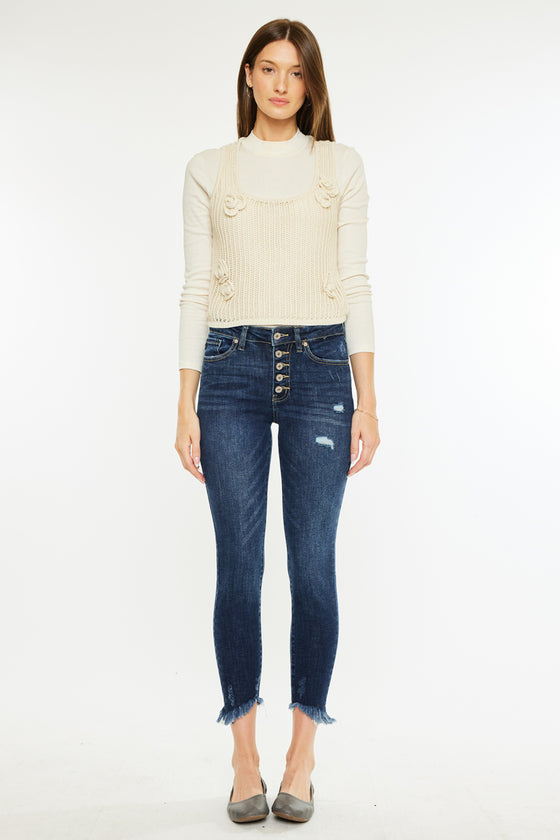 Winston High Rise Cropped Skinny Jeans