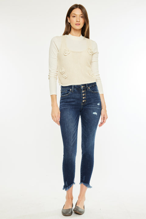 Winston High Rise Cropped Skinny Jeans