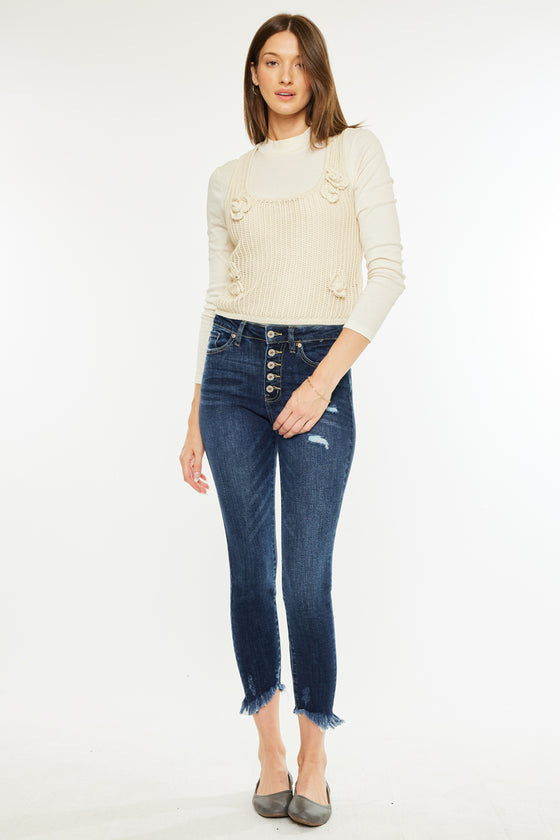 Winston High Rise Cropped Skinny Jeans