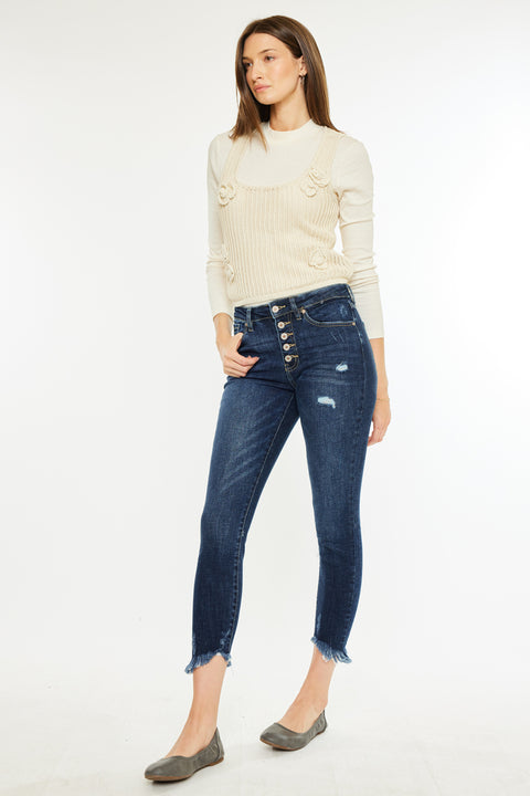 Winston High Rise Cropped Skinny Jeans