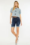 Kimm Mid Rise Bermuda Shorts