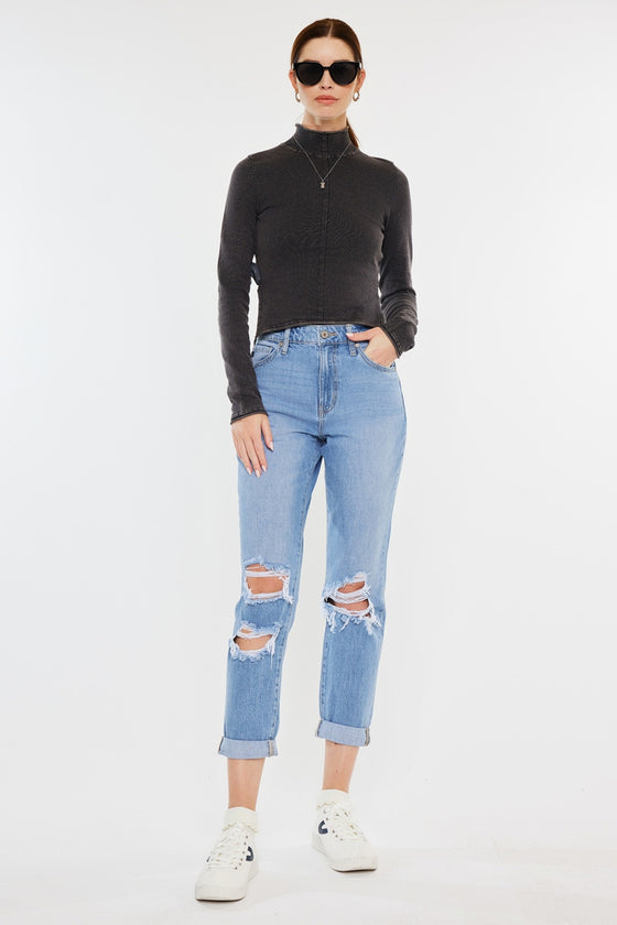 Bridget Ultra High Rise Mom Jeans - Official Kancan USA