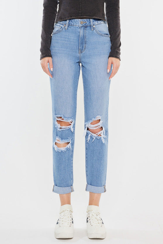 Bridget Ultra High Rise Mom Jeans - Official Kancan USA