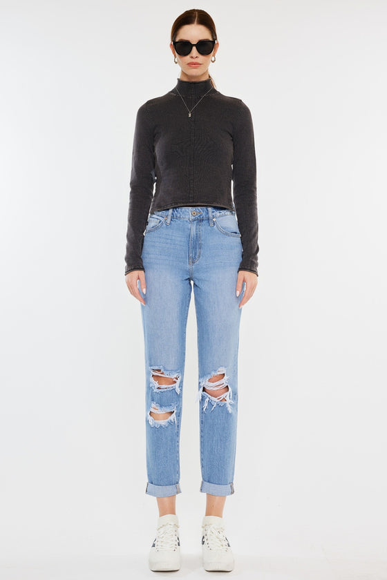 Bridget Ultra High Rise Mom Jeans - Official Kancan USA