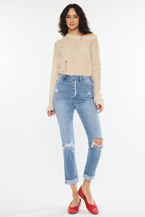 Tove Ultra High Rise Mom Jeans