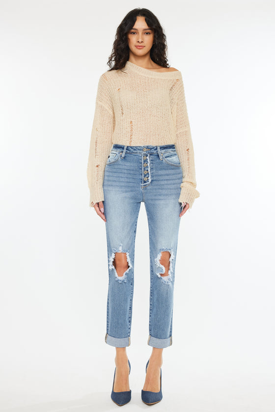 Tove Ultra High Rise Mom Jeans