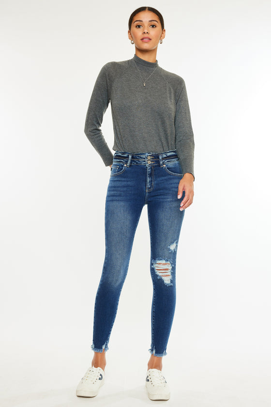 Gloria High Rise Ankle Skinny Jeans