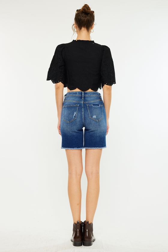 Sandy High Rise Bermuda Shorts