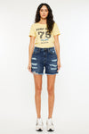 Jansen Ultra High Rise Boyfriend Shorts