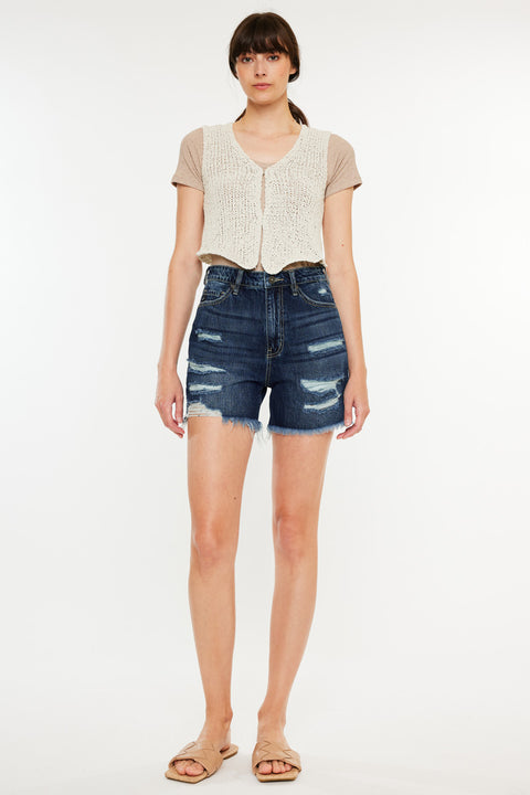 Jansen Ultra High Rise Boyfriend Shorts - Official Kancan USA