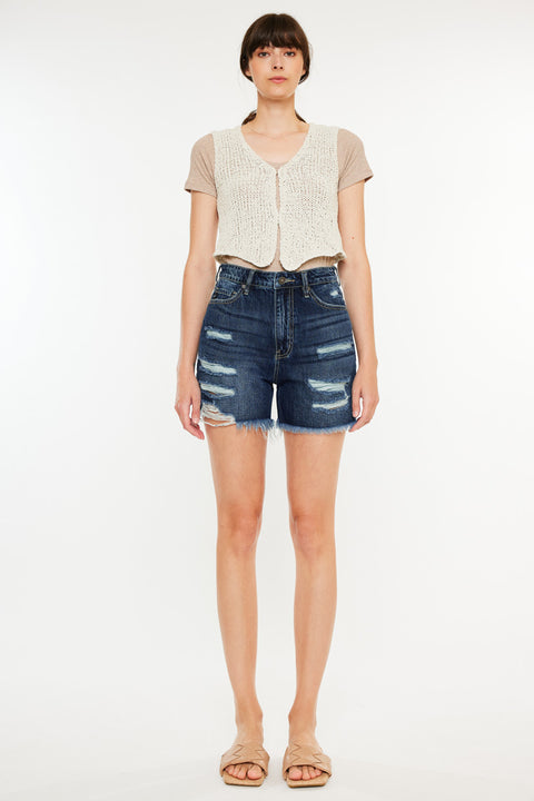 Jansen Ultra High Rise Boyfriend Shorts - Official Kancan USA