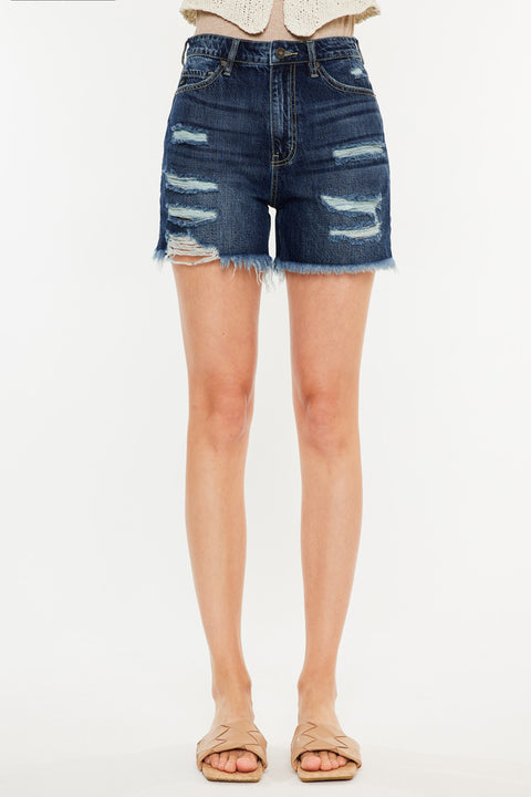 Jansen Ultra High Rise Boyfriend Shorts - Official Kancan USA