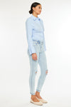 Kendall High Rise Ankle Skinny Jeans