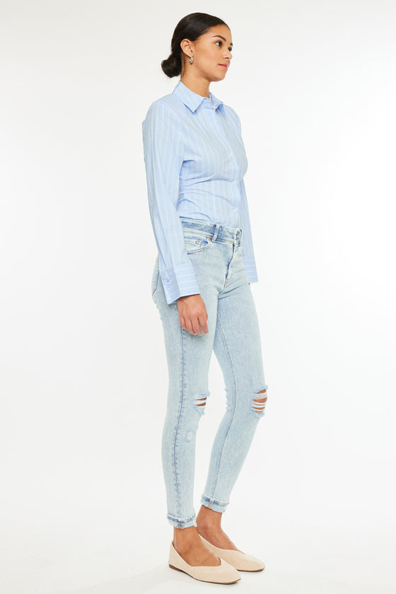 Kendall High Rise Ankle Skinny Jeans