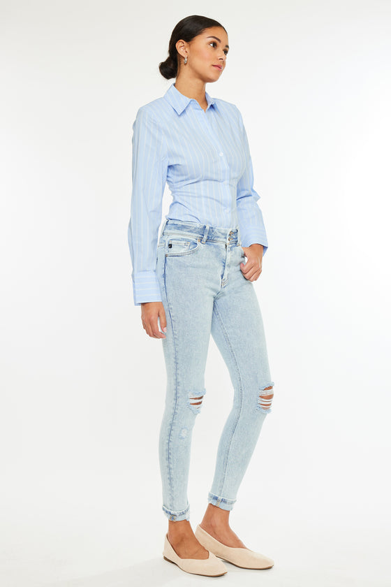 Kendall High Rise Ankle Skinny Jeans