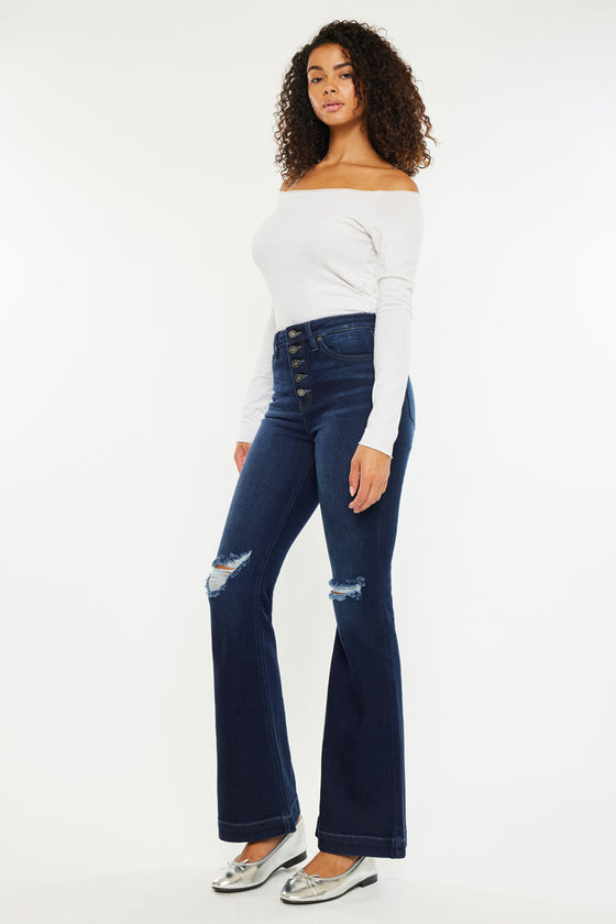 Dixie Ultra High Rise Flare Jeans (Petite)