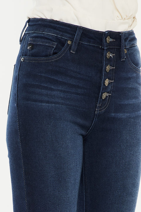 Dixie Ultra High Rise Flare Jeans (Petite) - Official Kancan USA