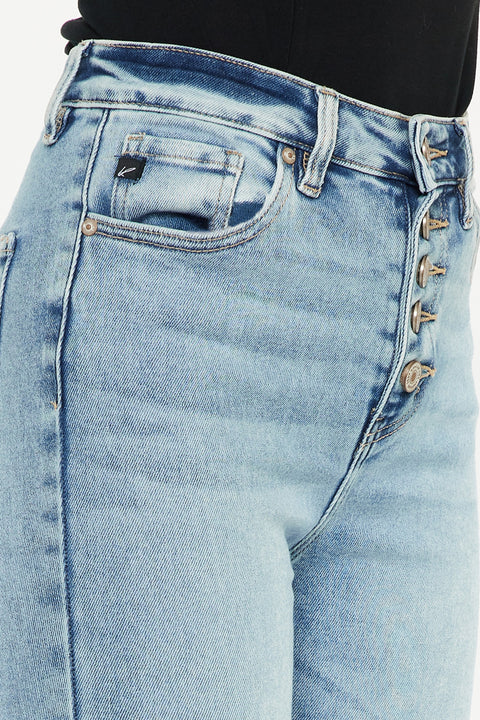 Dixie Ultra High Rise Flare Jeans (Petite) - Official Kancan USA