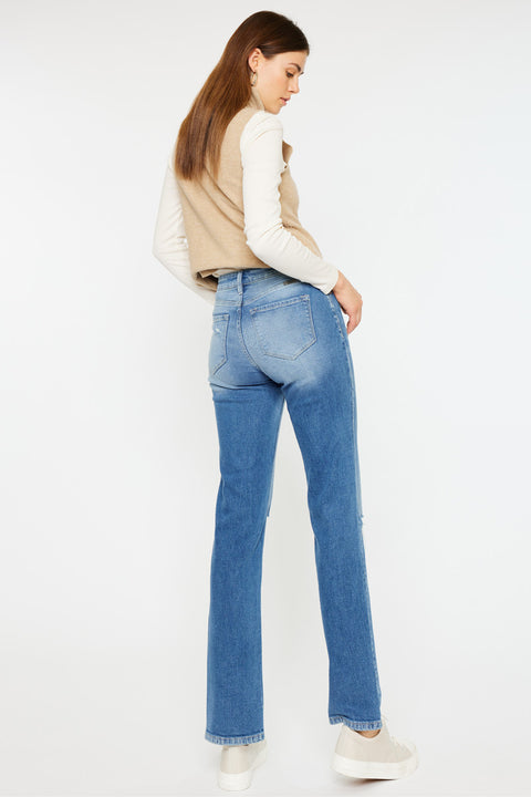 Sultana High Rise Slim Straight Jeans - Official Kancan USA