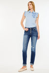 Eternity Mid Rise Slim Straight Leg Jeans