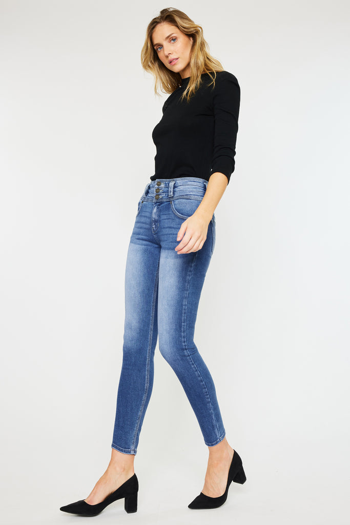 Alexandria High Rise Super Skinny Jeans - Official Kancan USA