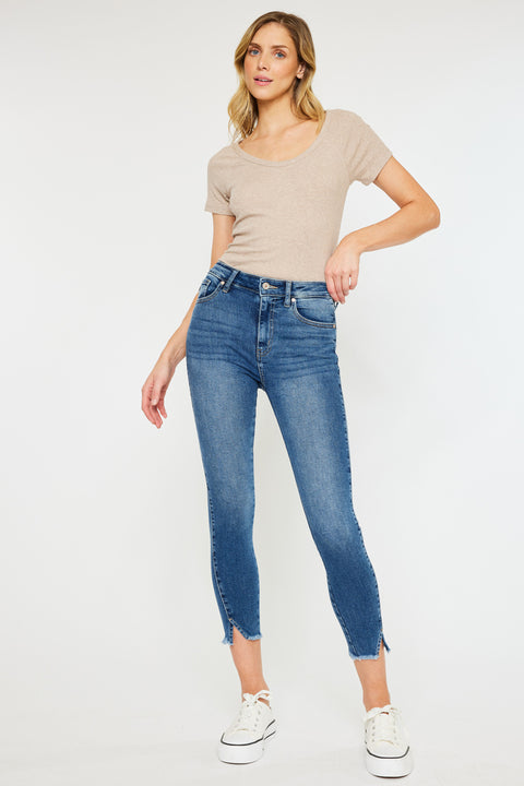 Zinnia High Rise Ankle Skinny Jeans - Official Kancan USA