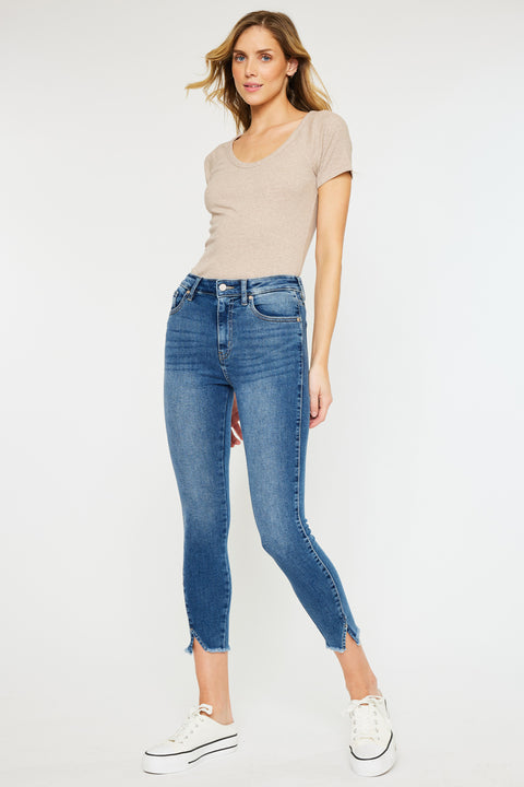 Zinnia High Rise Ankle Skinny Jeans - Official Kancan USA