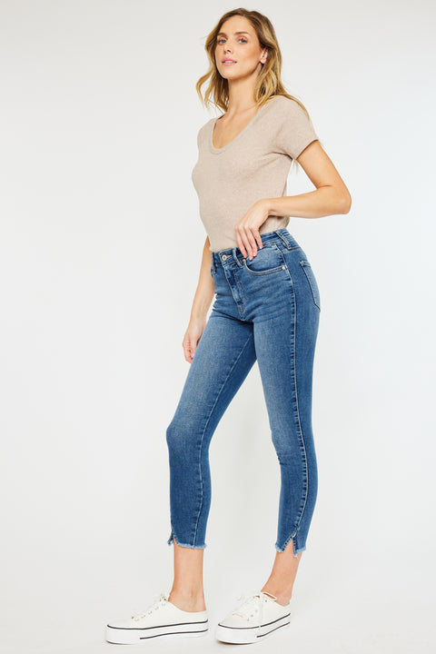 Zinnia High Rise Ankle Skinny Jeans - Official Kancan USA