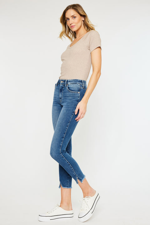 Zinnia High Rise Ankle Skinny Jeans - Official Kancan USA