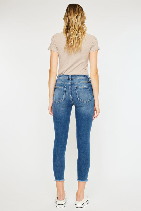 Zinnia High Rise Ankle Skinny Jeans - Official Kancan USA