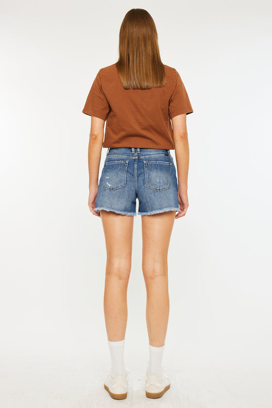 Krissy Ultra High Rise Mom Shorts